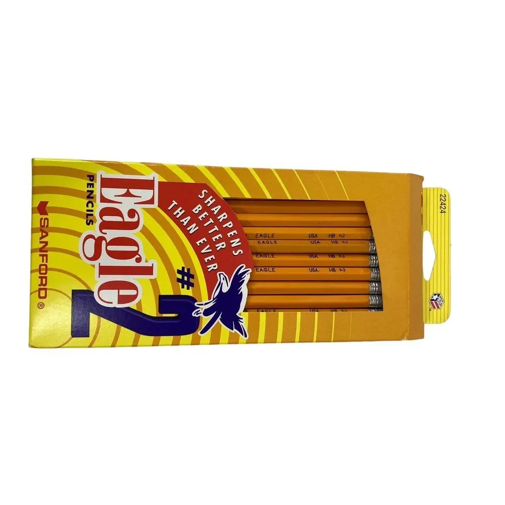VTG  NOS 1999 SANFORD EAGLE No. 2 Pencils 24 Pack 22424 New‎ Old Stock